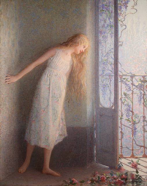 Longoni E. - Primavera della vita, olio su tela