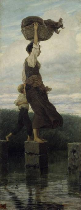 Una giornata di vento, Telemaco Signorini