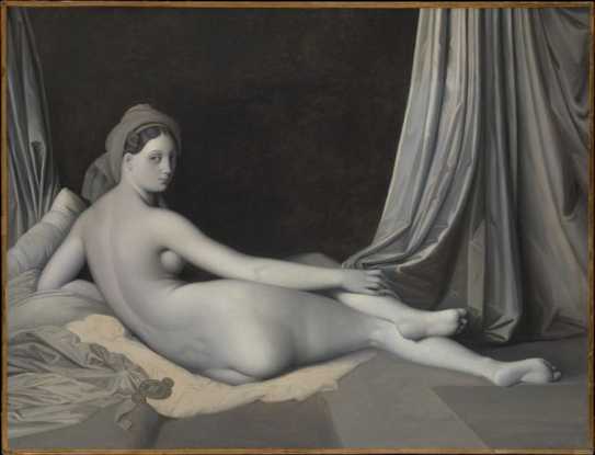Grande odalisca (versione in chiaroscuro)