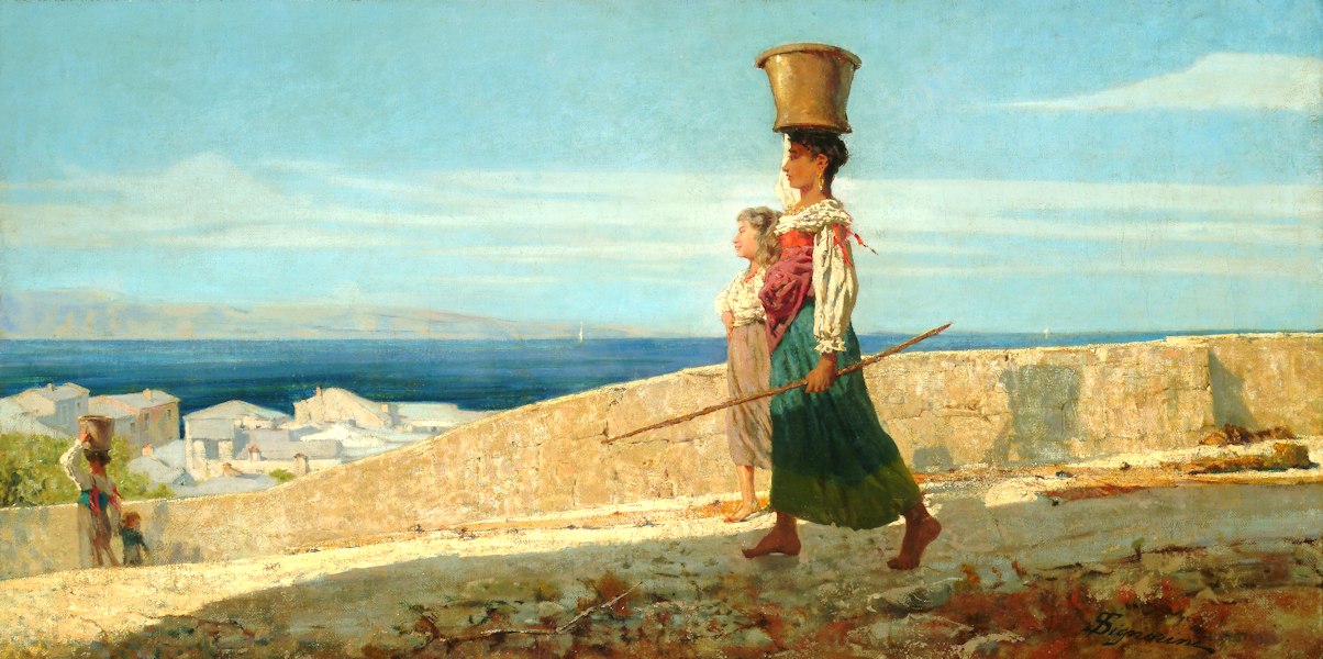 Telemaco Signorini, Le acquaiole, 1862