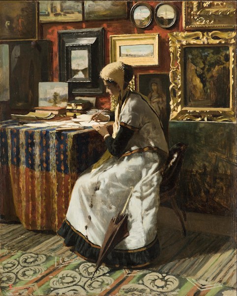 Telemaco Signorini, Non potendo aspettare, 1867
