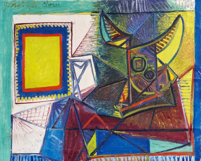 Pablo Picasso, Natura morta con testa di toro, 194