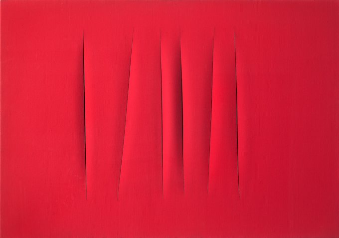 Lucio Fontana, Concetto spaziale. Attese, 1964