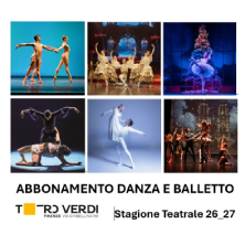 ABBONAMENTO DANZA '26-'27 TEATRO VERDI FIRENZE