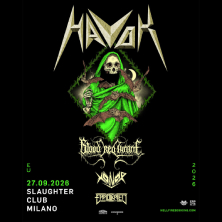 Biglietti Havok + Blood Red Throne + guest