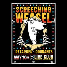 Screeching Weasel + Retarded + The Odorants