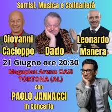 MANERA - DADO - CACIOPPO con PAOLO JANNACCI &ldquo;Sorrisi, Musica e Solidariet&agrave;&rdquo;
