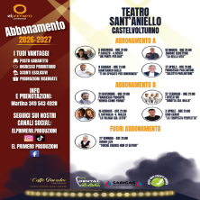 Stagione Teatrale Teatro Sant'Aniello