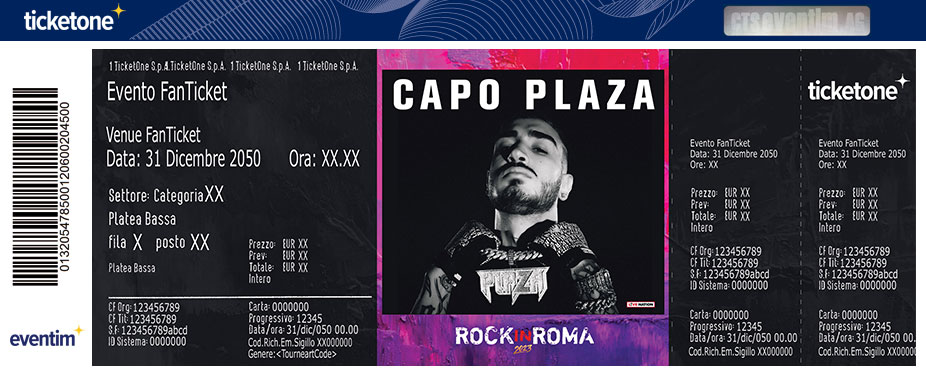 Capo Rapper Tour Capo Plaza Tickets - TicketOne